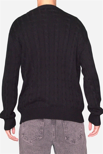 Basic - Cable Knit - Black